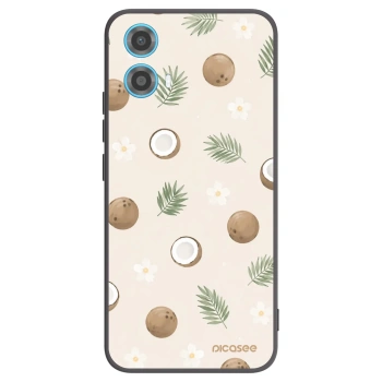 Picasee silikonski črni ovitek za Motorola Moto G34 5G - Coconut Breeze