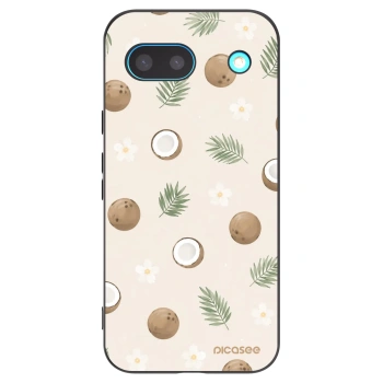 Picasee silikonski črni ovitek za Google Pixel 8a - Coconut Breeze