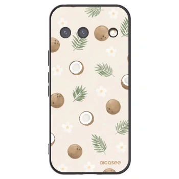 Picasee silikonski črni ovitek za Google Pixel 9 - Coconut Breeze