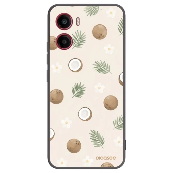Picasee silikonski črni ovitek za Motorola Moto G05 - Coconut Breeze