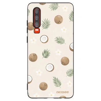 Picasee silikonski črni ovitek za Huawei P30 - Coconut Breeze