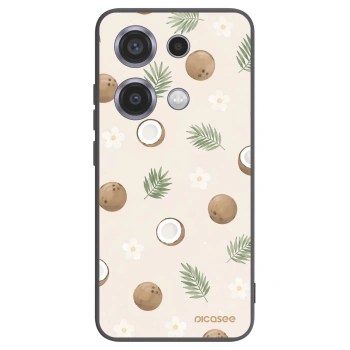 Picasee silikonski črni ovitek za Xiaomi Redmi Note 14S - Coconut Breeze