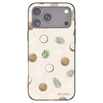 Picasee silikonski črni ovitek za Apple iPhone 17 Pro Max - Coconut Breeze