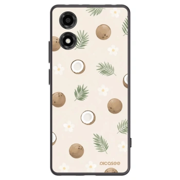 Picasee silikonski črni ovitek za Motorola Moto E14 - Coconut Breeze