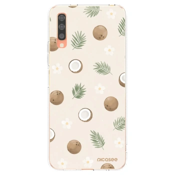 Picasee silikonski prozorni ovitek za Samsung Galaxy A70 A705F - Coconut Breeze