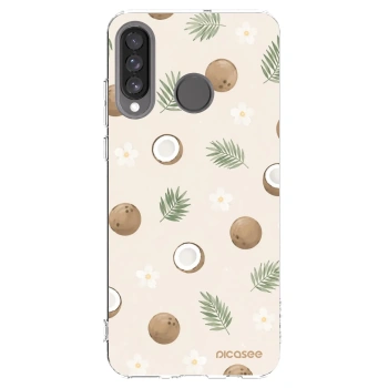 Picasee silikonski prozorni ovitek za Huawei P30 Lite - Coconut Breeze
