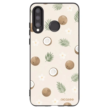 Picasee silikonski črni ovitek za Huawei P30 Lite - Coconut Breeze