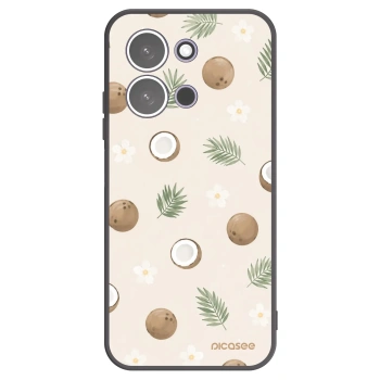 Picasee silikonski črni ovitek za Xiaomi Redmi 15C 5G - Coconut Breeze
