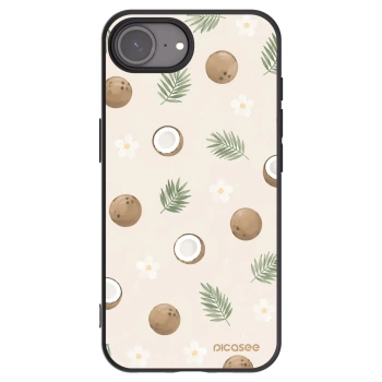 Picasee silikonski črni ovitek za Apple iPhone 17e - Coconut Breeze