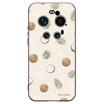 Picasee silikonski črni ovitek za Xiaomi 17 Ultra - Coconut Breeze