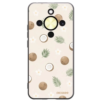 Picasee silikonski črni ovitek za Honor Magic8 Lite 5G - Coconut Breeze