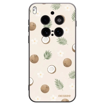 Picasee silikonski črni ovitek za Vivo X300 Pro - Coconut Breeze