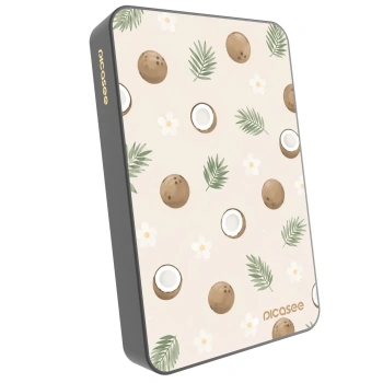 Picasee Prenosna baterija z MagSafe 10 000 mAh Siva - Coconut Breeze