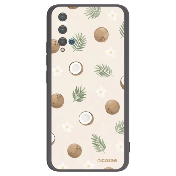 Picasee silikonski črni ovitek za Huawei Nova 5T - Coconut Breeze