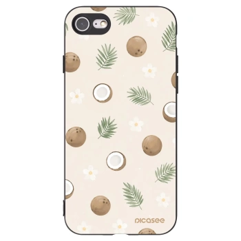 Picasee silikonski črni ovitek za Apple iPhone SE 2020 - Coconut Breeze