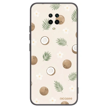 Picasee silikonski črni ovitek za Xiaomi Redmi Note 9S - Coconut Breeze
