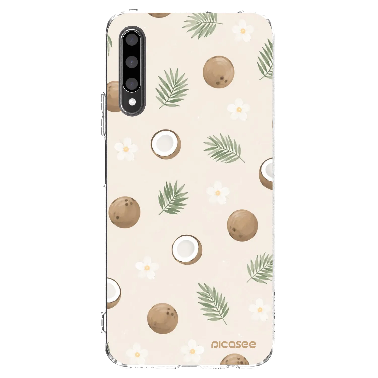 Picasee silikonski prozorni ovitek za Honor 9X Pro - Coconut Breeze