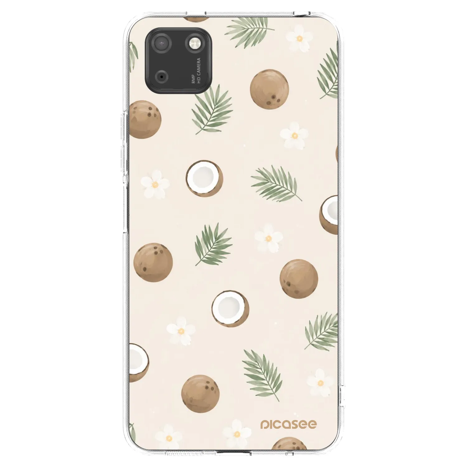 Picasee silikonski prozorni ovitek za Huawei Y5P - Coconut Breeze