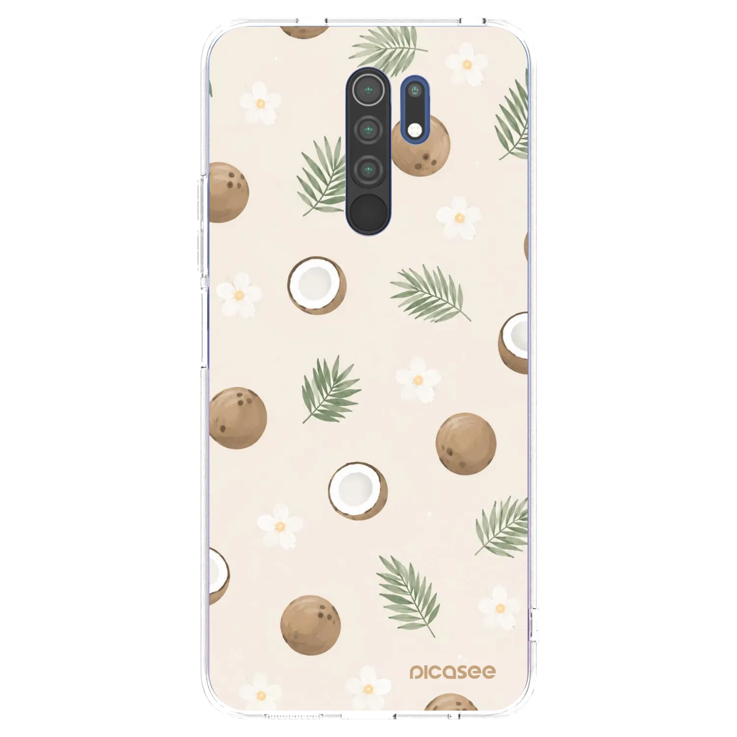 Picasee silikonski prozorni ovitek za Xiaomi Redmi 9 - Coconut Breeze