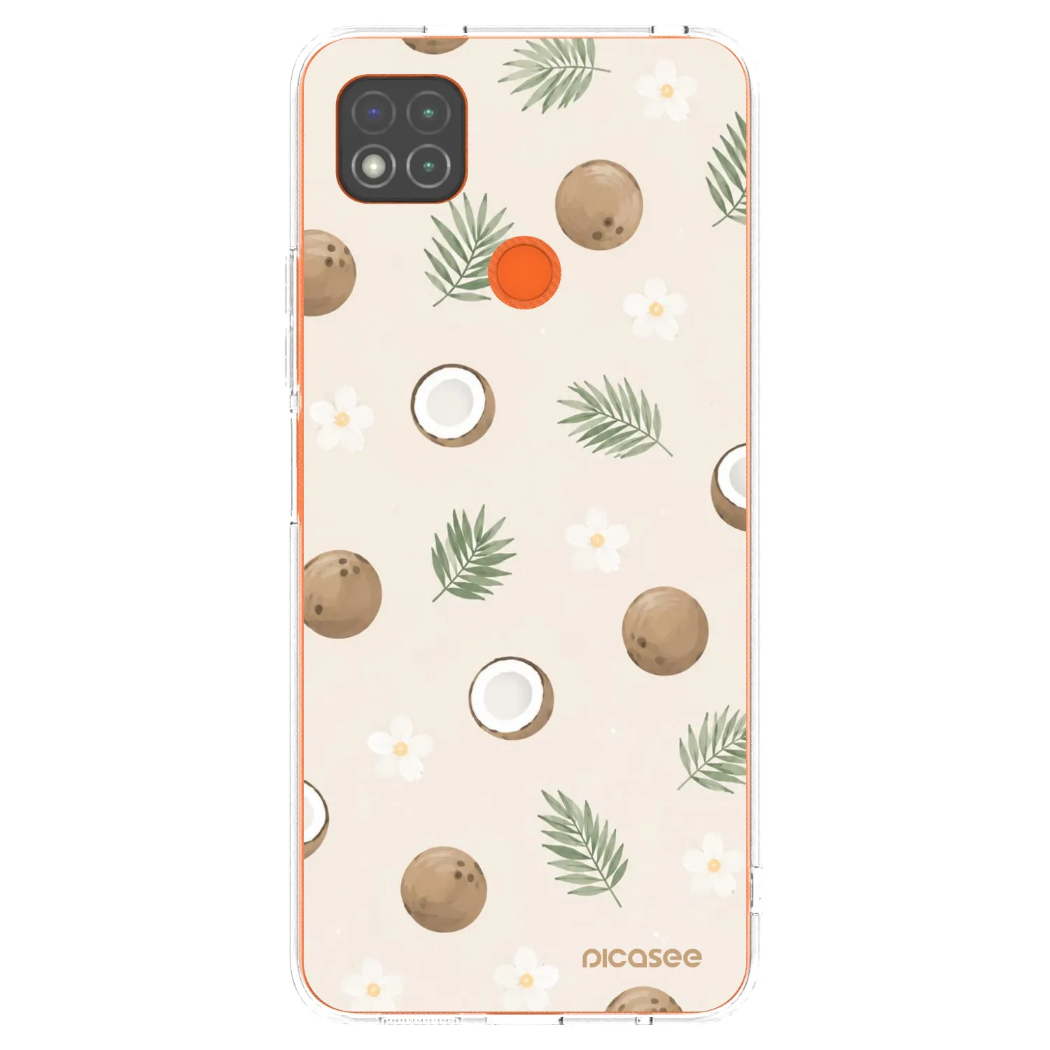 Picasee silikonski prozorni ovitek za Xiaomi Redmi 9C - Coconut Breeze