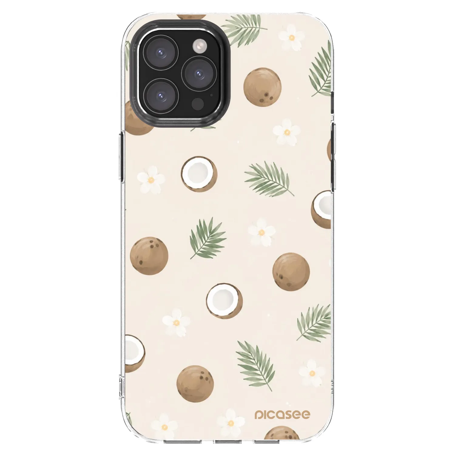 Picasee silikonski prozorni ovitek za Apple iPhone 12 Pro Max - Coconut Breeze