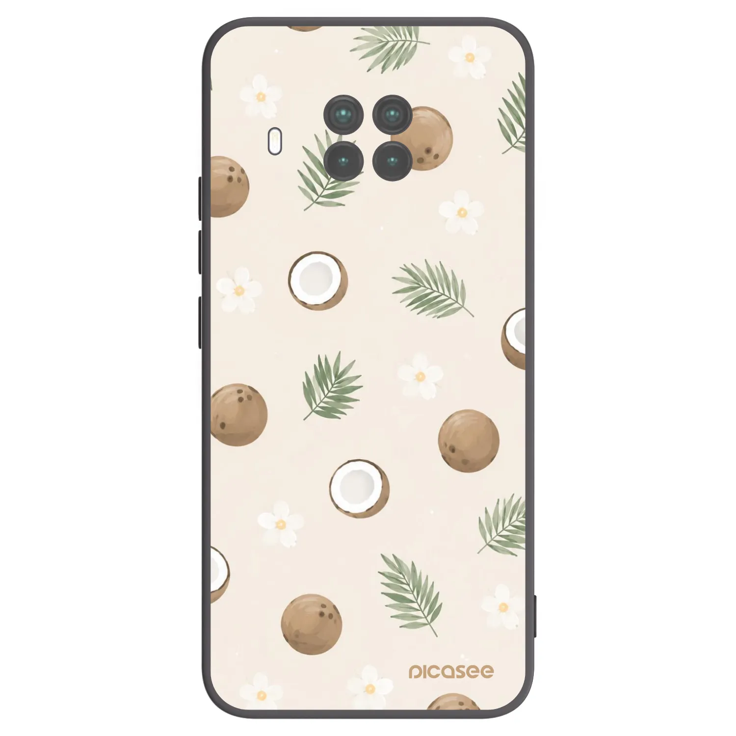 Picasee silikonski črni ovitek za Xiaomi Mi 10T Lite - Coconut Breeze