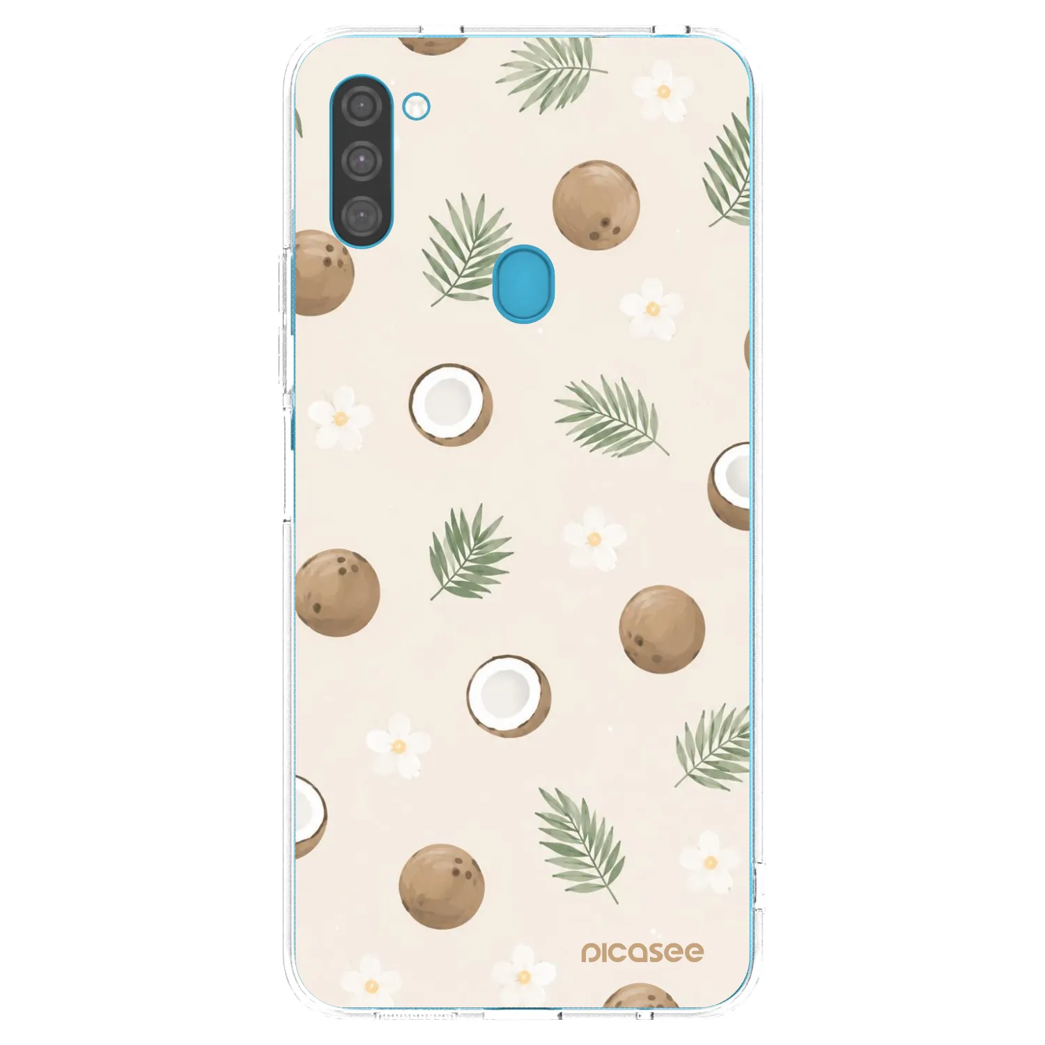 Picasee silikonski prozorni ovitek za Samsung Galaxy M11 - Coconut Breeze