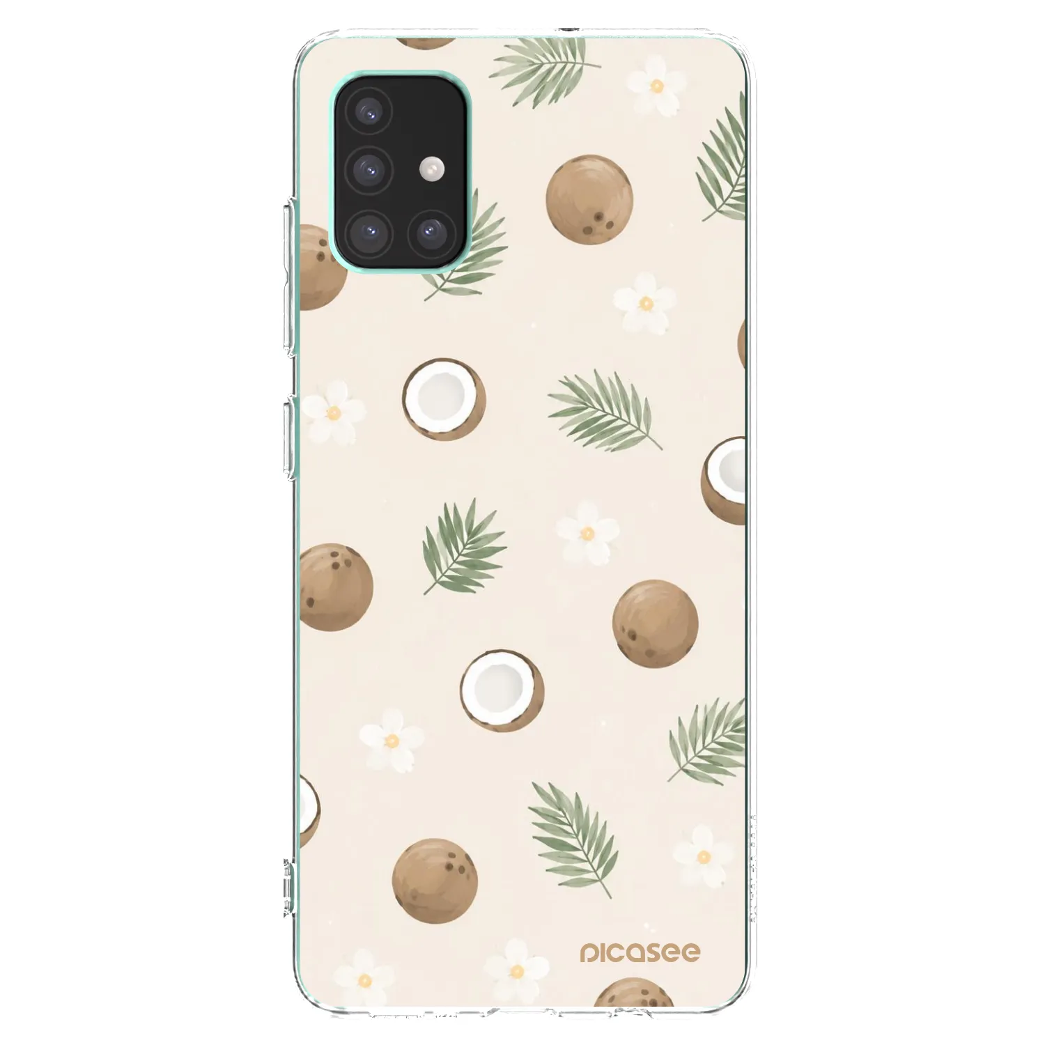 Picasee silikonski prozorni ovitek za Samsung Galaxy M51 M515F - Coconut Breeze