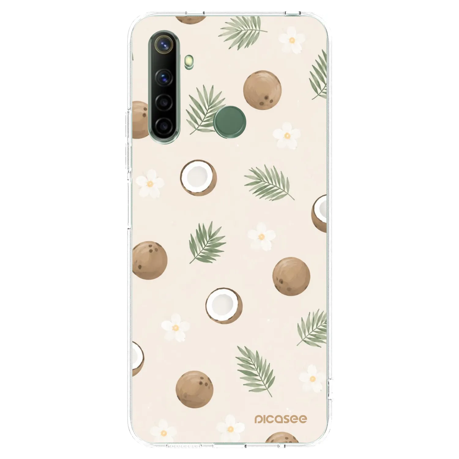 Picasee silikonski prozorni ovitek za Realme 6i - Coconut Breeze