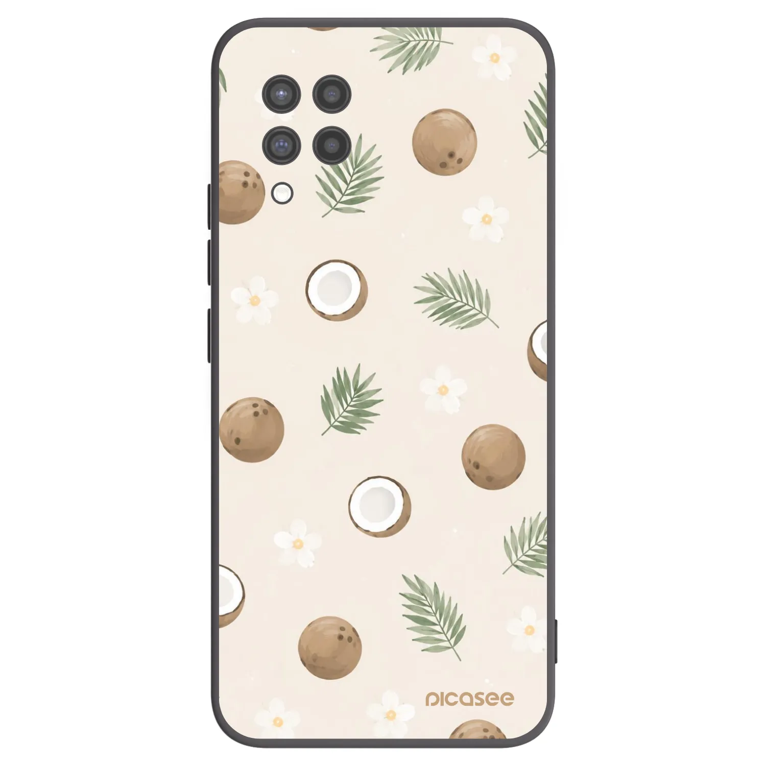 Picasee silikonski črni ovitek za Samsung Galaxy A42 A426B - Coconut Breeze