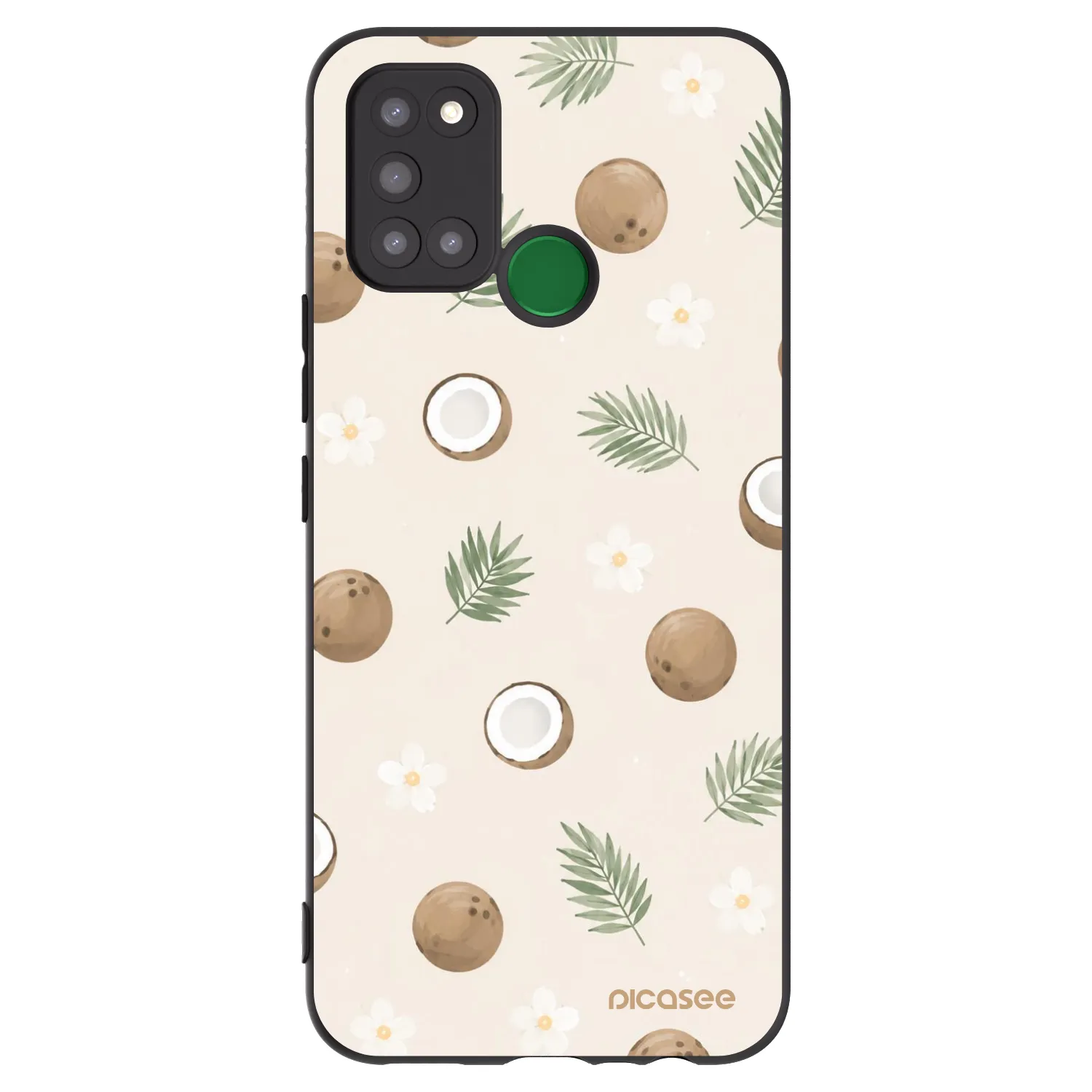 Picasee silikonski črni ovitek za Realme 7i - Coconut Breeze