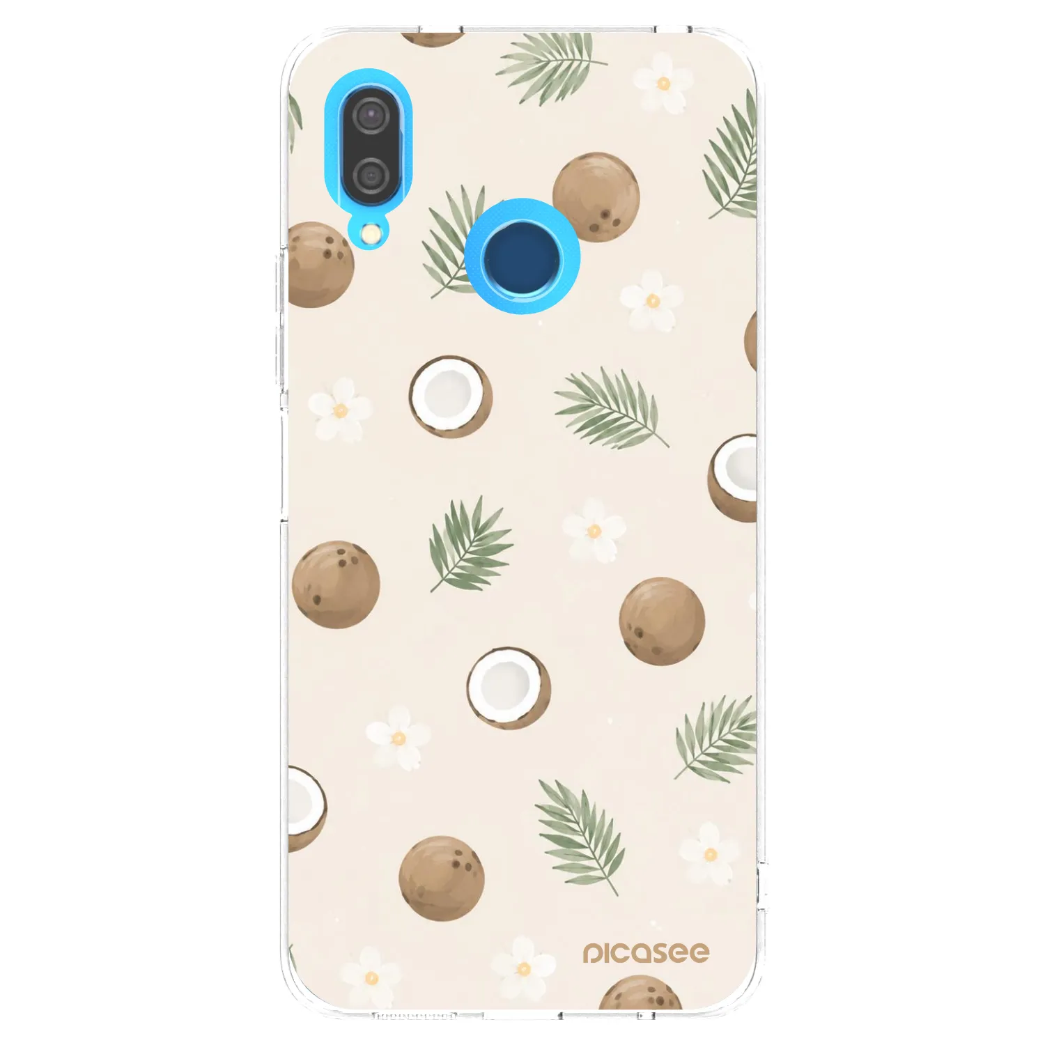 Picasee silikonski prozorni ovitek za Huawei P20 Lite - Coconut Breeze