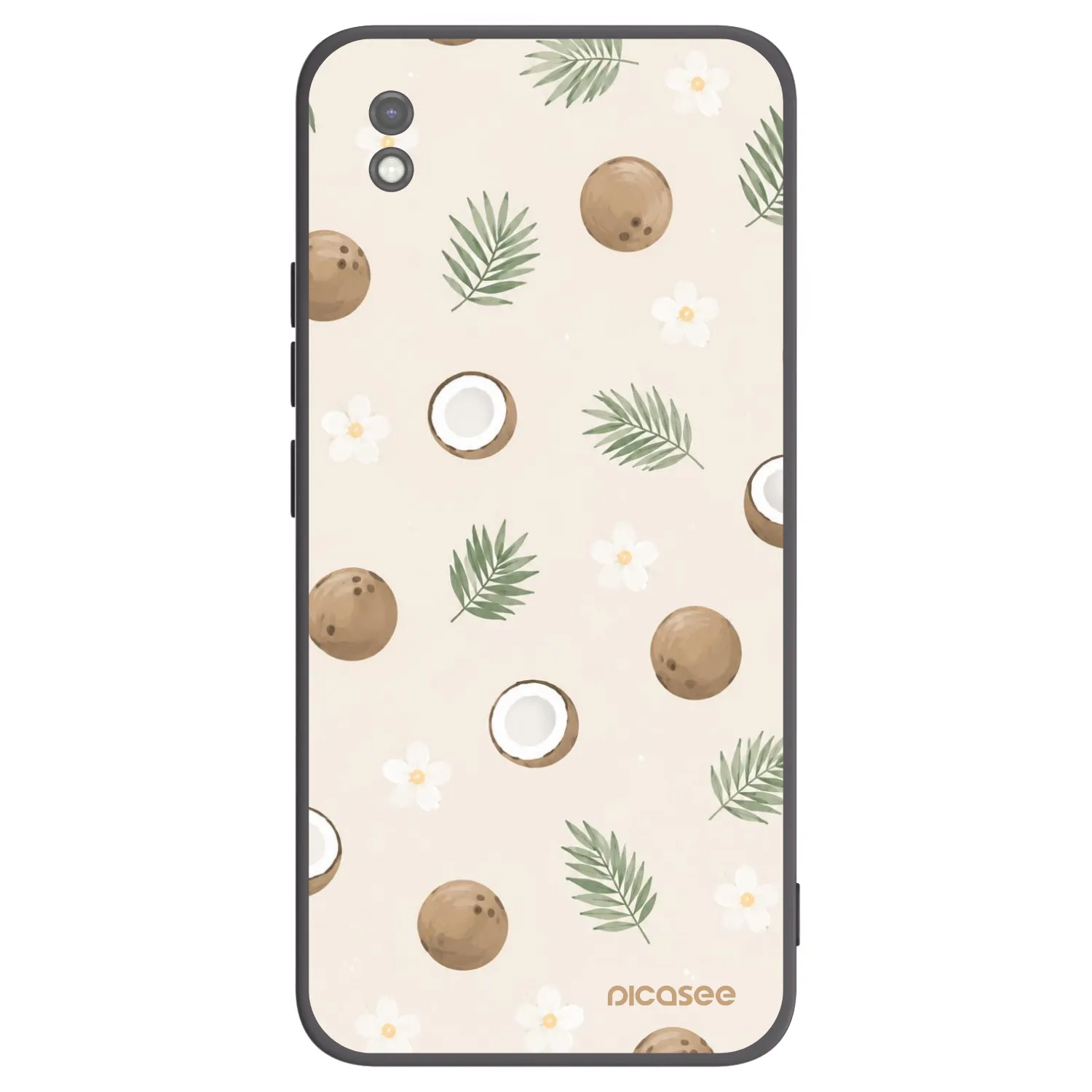 Picasee silikonski črni ovitek za Xiaomi Redmi 9AT - Coconut Breeze