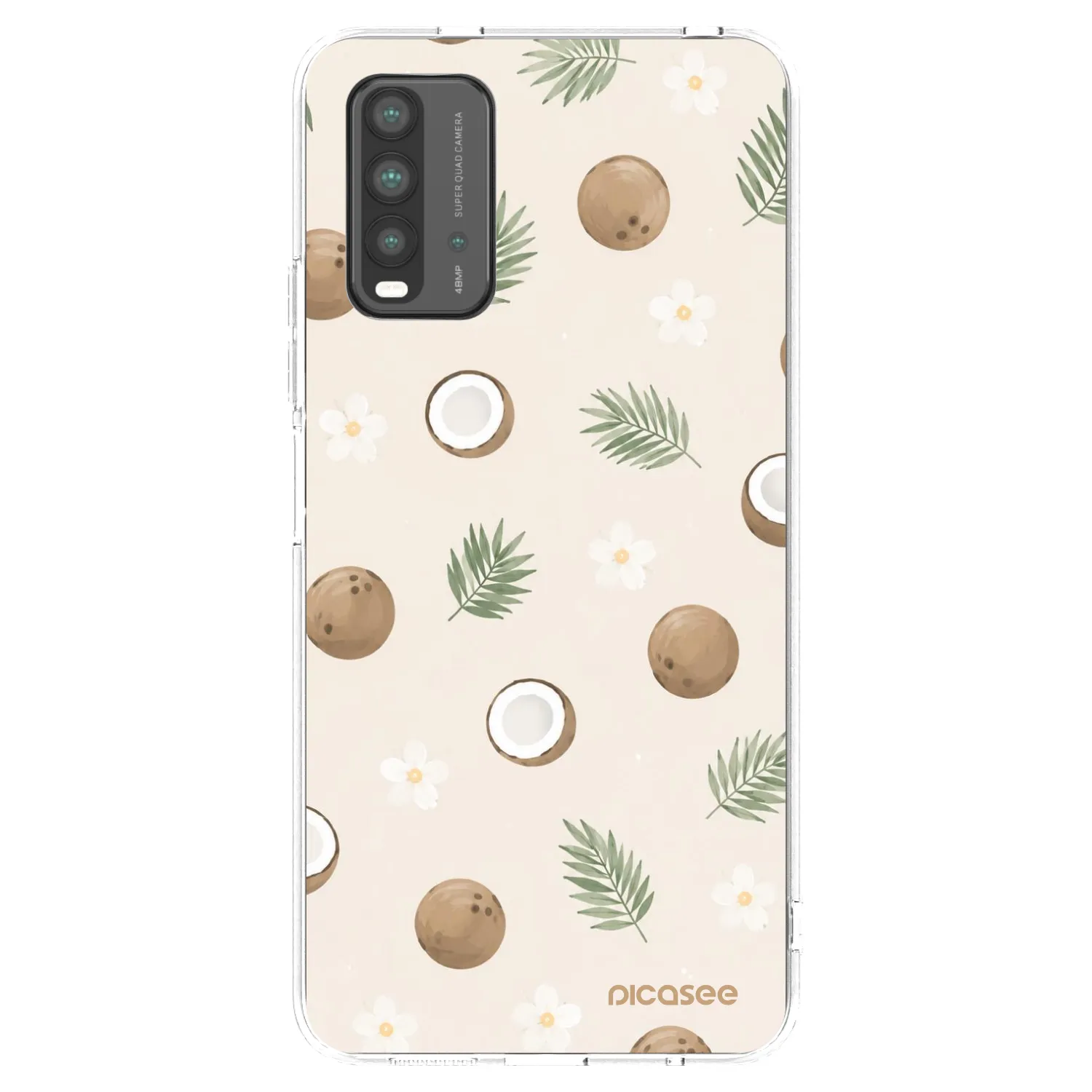 Picasee silikonski črni ovitek za Xiaomi Redmi 9T - Coconut Breeze