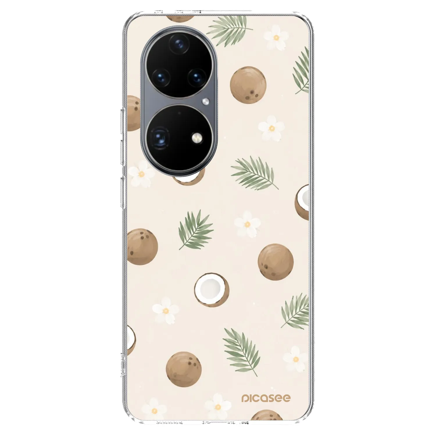 Picasee silikonski prozorni ovitek za Huawei P50 - Coconut Breeze