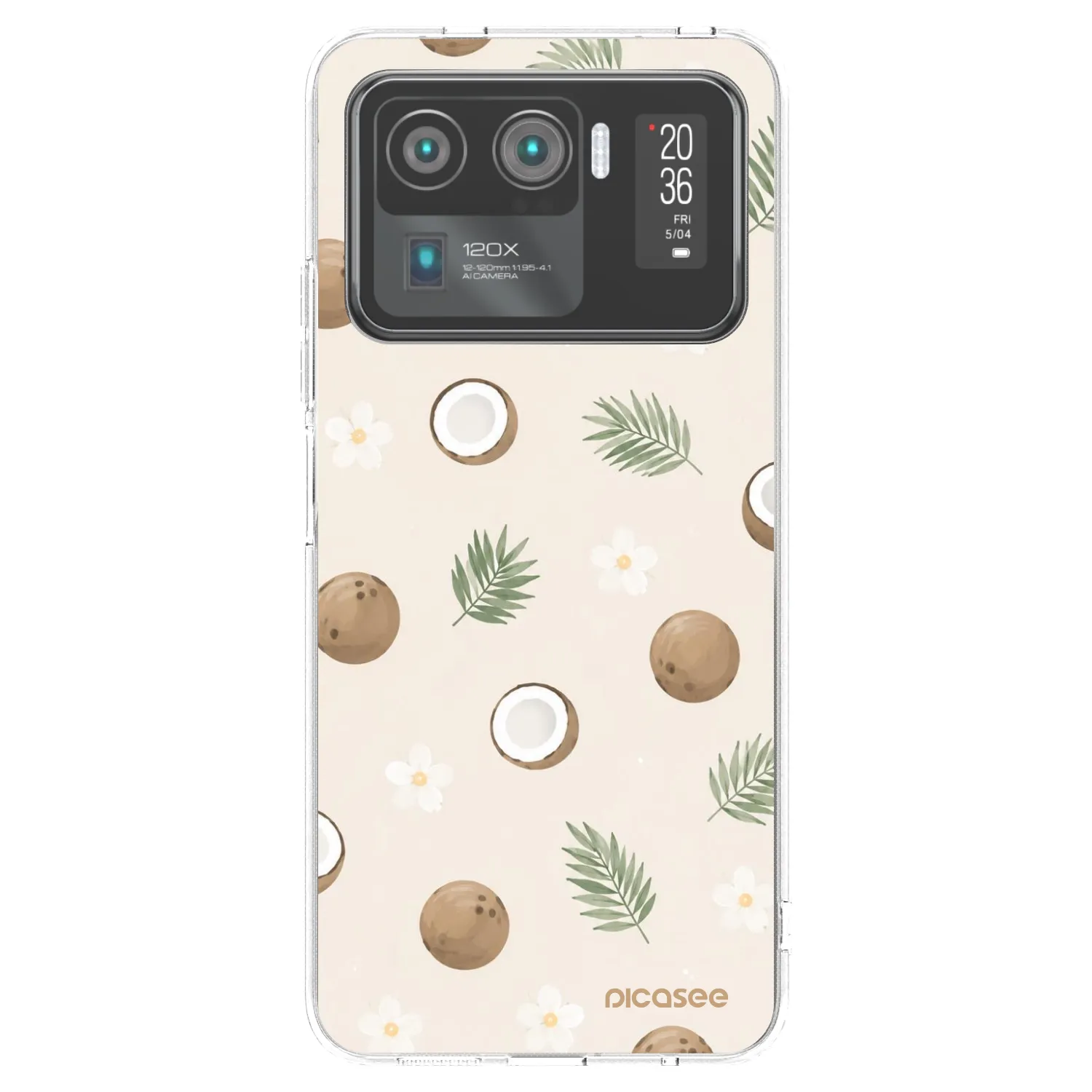 Picasee silikonski prozorni ovitek za Xiaomi Mi 11 Ultra - Coconut Breeze