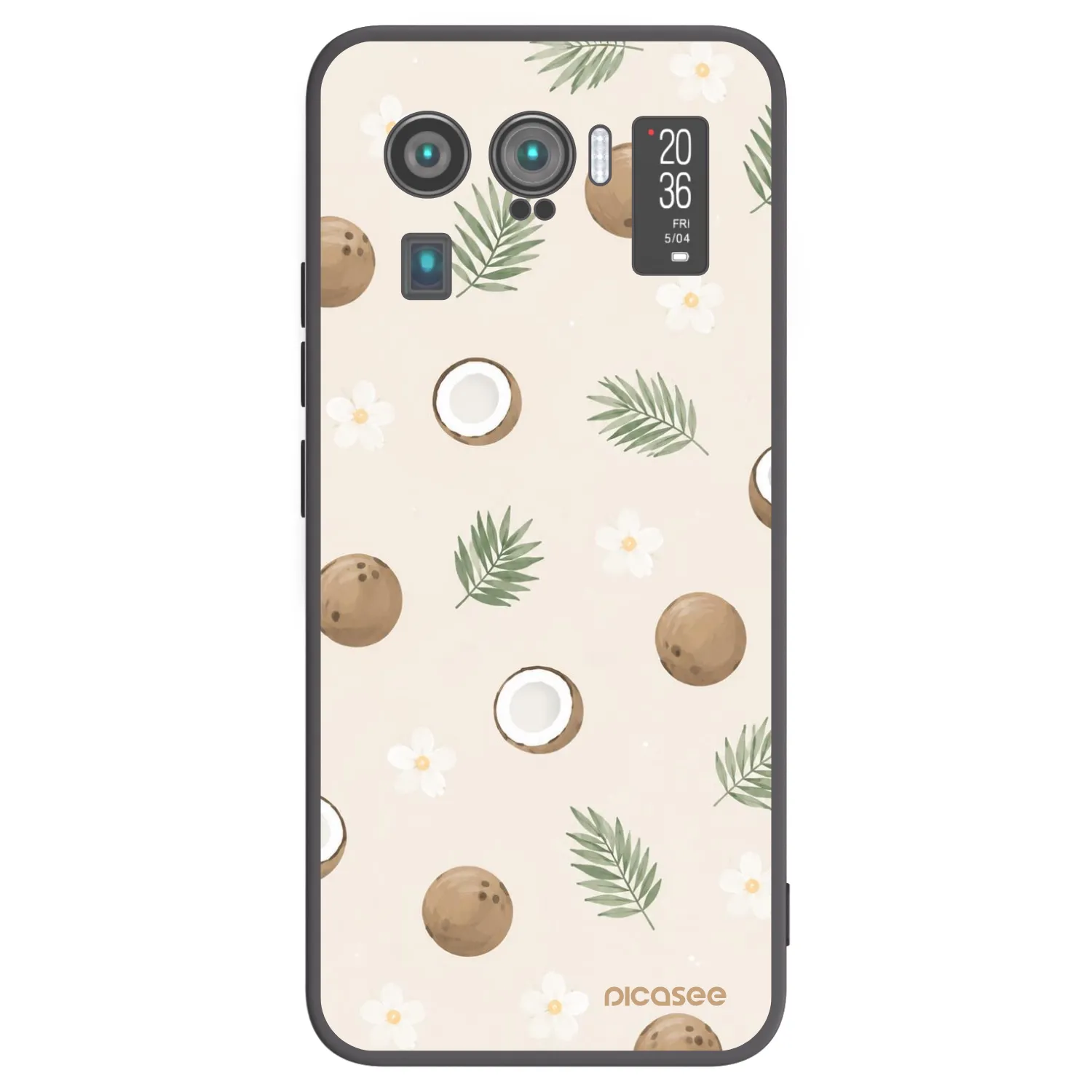Picasee silikonski črni ovitek za Xiaomi Mi 11 Ultra - Coconut Breeze