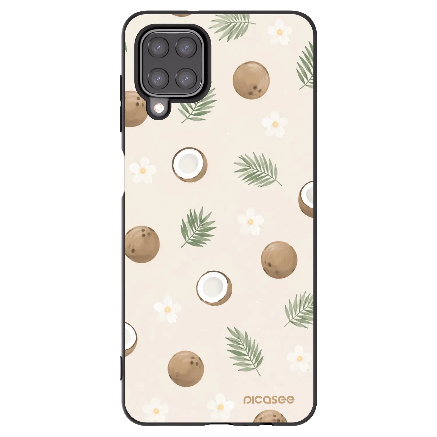 Picasee silikonski črni ovitek za Samsung Galaxy M12 M127F - Coconut Breeze