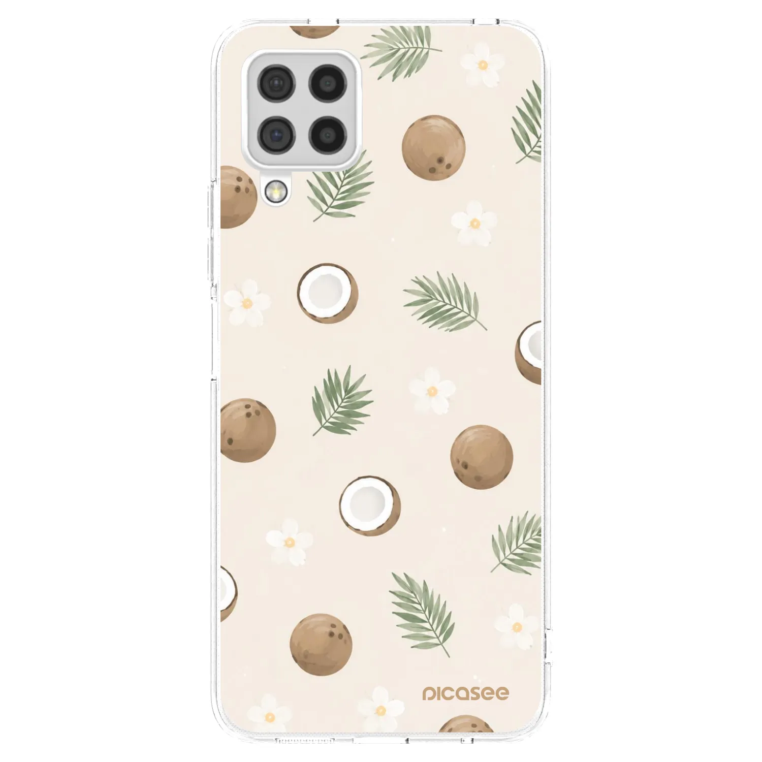 Picasee silikonski prozorni ovitek za Samsung Galaxy A22 A225F 4G - Coconut Breeze