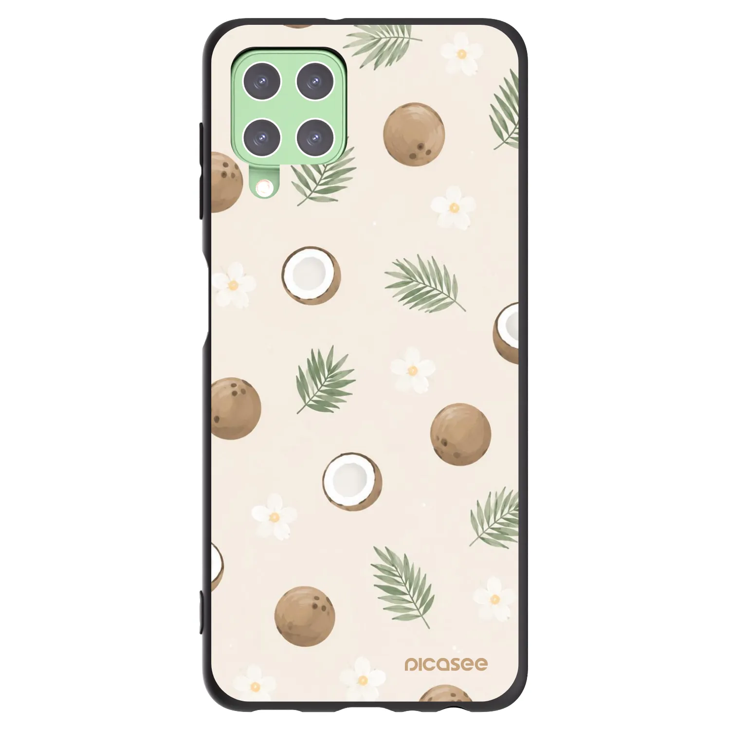 Picasee silikonski črni ovitek za Samsung Galaxy A22 A225F 4G - Coconut Breeze