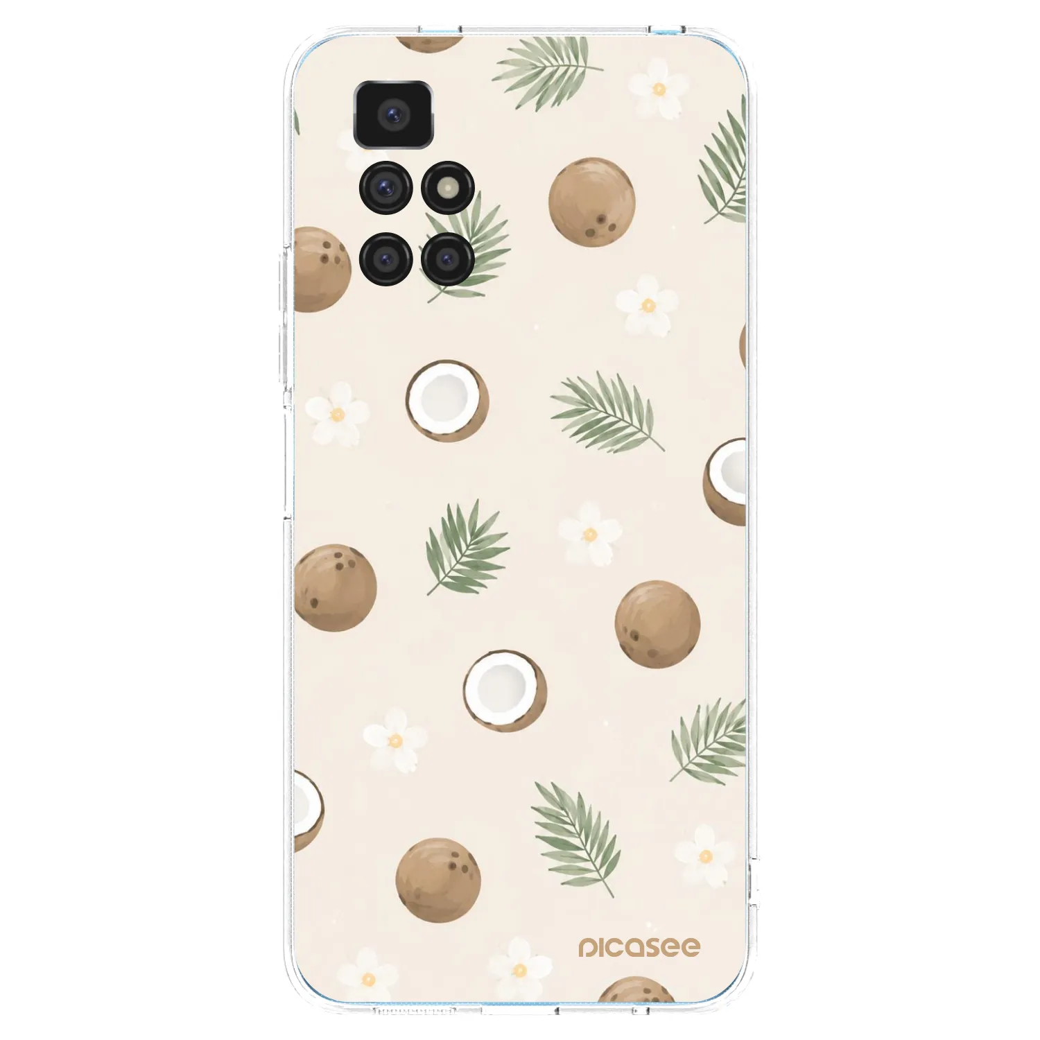Picasee silikonski prozorni ovitek za Xiaomi Redmi 10 - Coconut Breeze