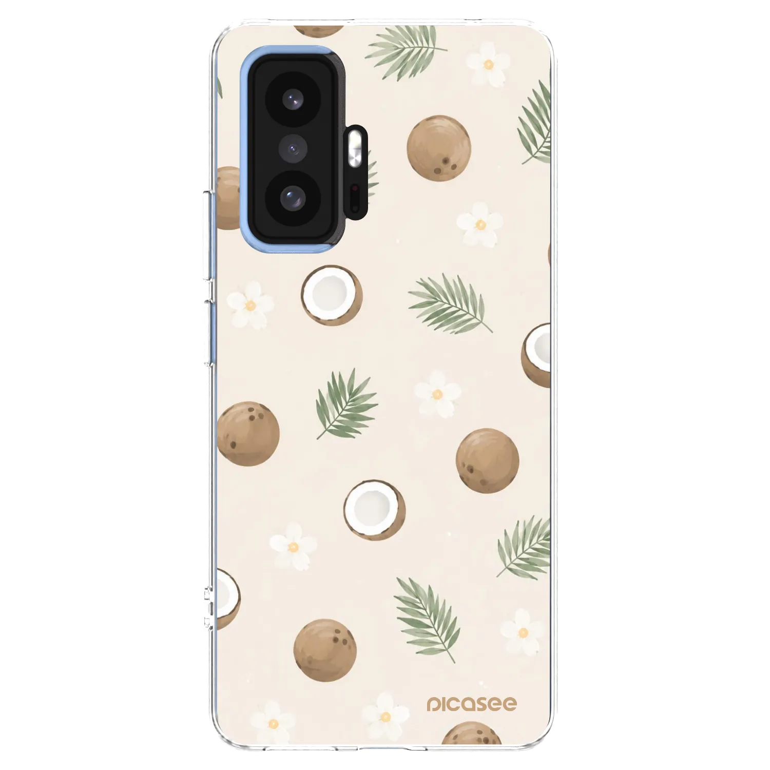 Picasee silikonski prozorni ovitek za Xiaomi 11T Pro - Coconut Breeze
