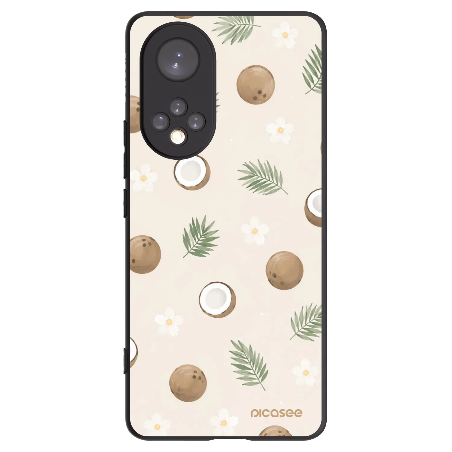 Picasee silikonski črni ovitek za Honor 50 5G - Coconut Breeze