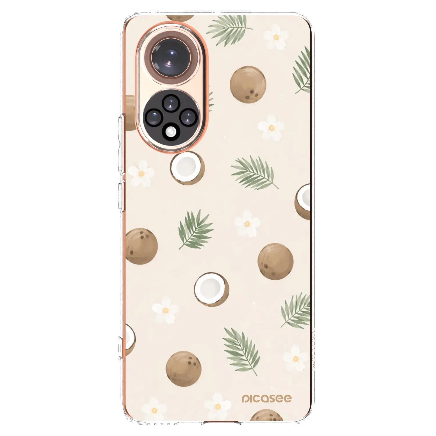 Picasee silikonski prozorni ovitek za Honor 50 5G - Coconut Breeze
