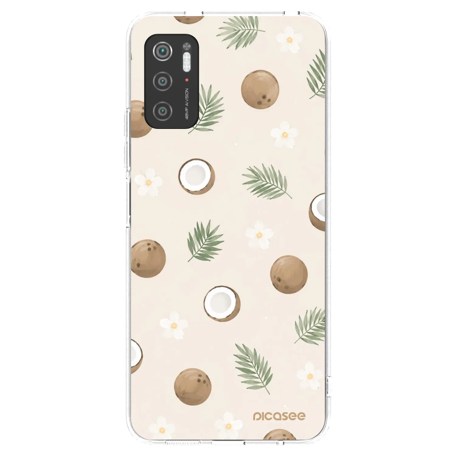 Picasee silikonski prozorni ovitek za Xiaomi Poco M3 Pro 5G - Coconut Breeze