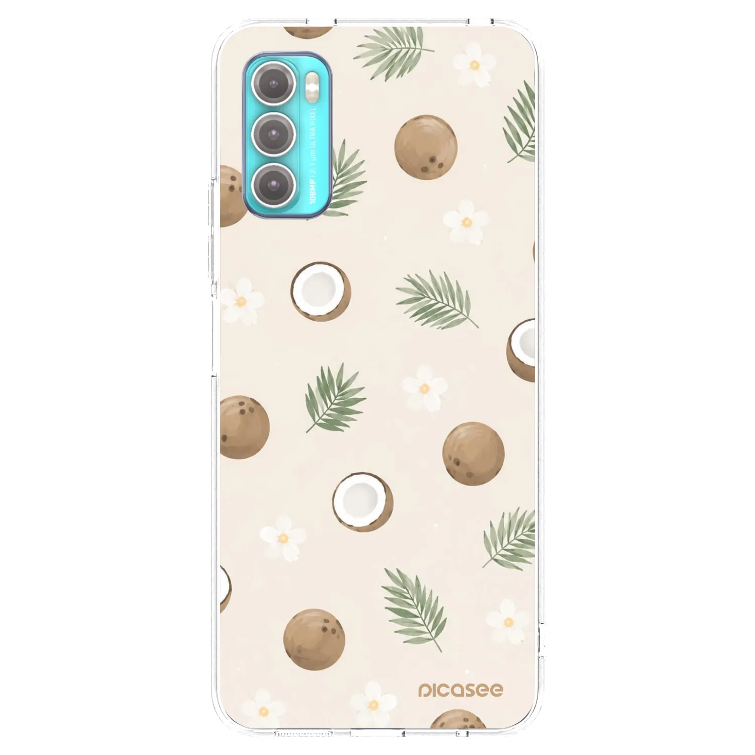 Picasee silikonski prozorni ovitek za Motorola Moto G60 - Coconut Breeze