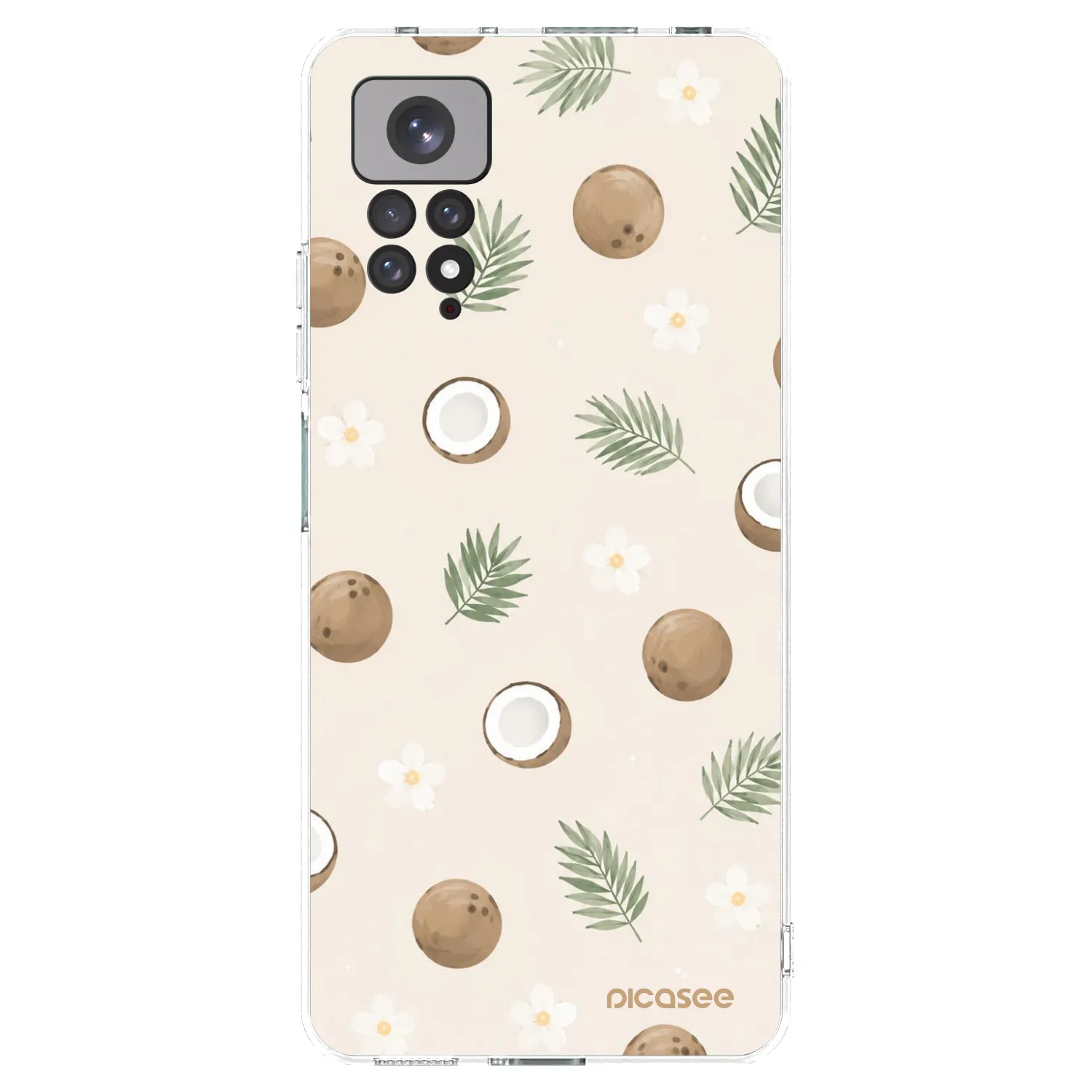 Picasee silikonski prozorni ovitek za Xiaomi Redmi Note 11 - Coconut Breeze