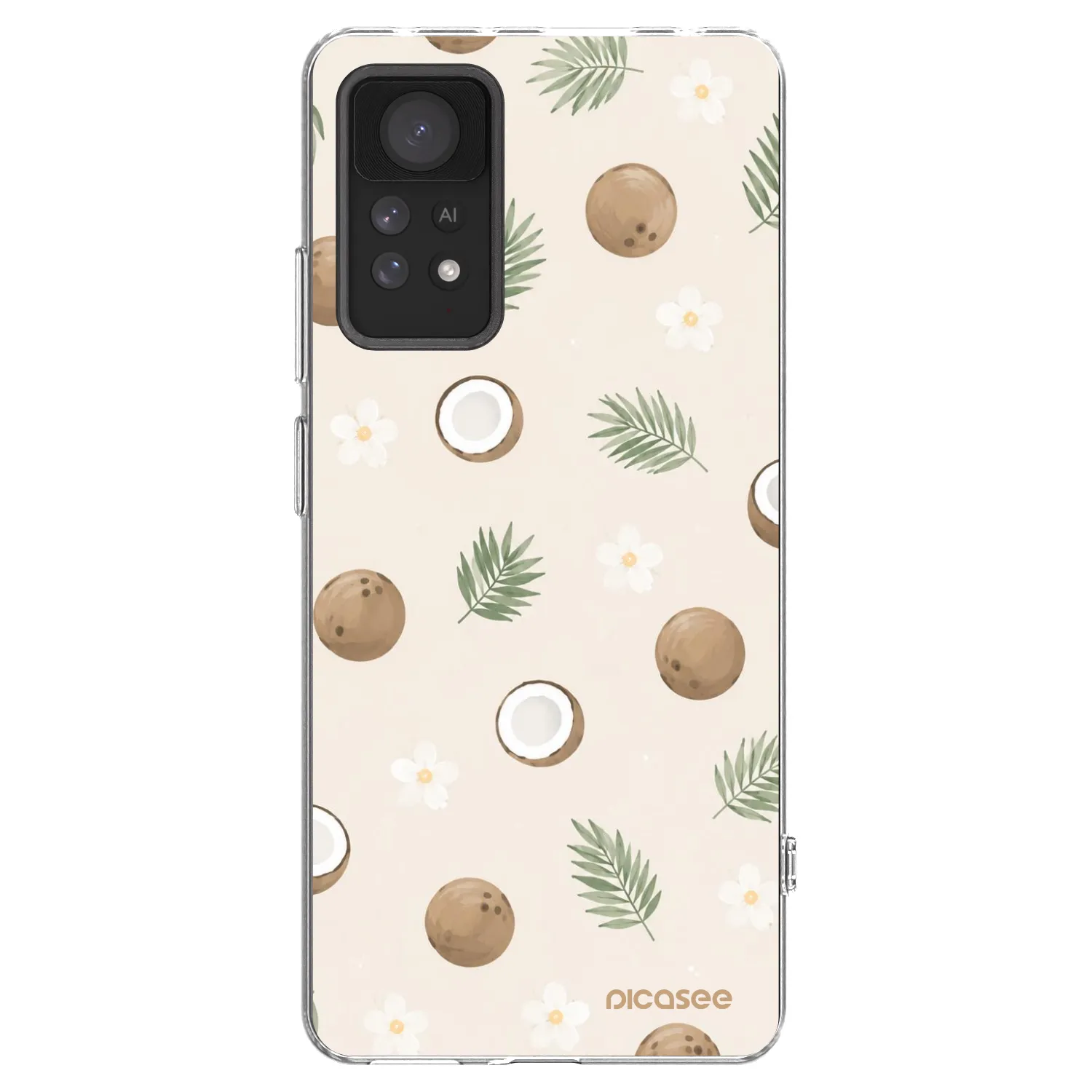 Picasee silikonski prozorni ovitek za Xiaomi Redmi Note 11 Pro - Coconut Breeze