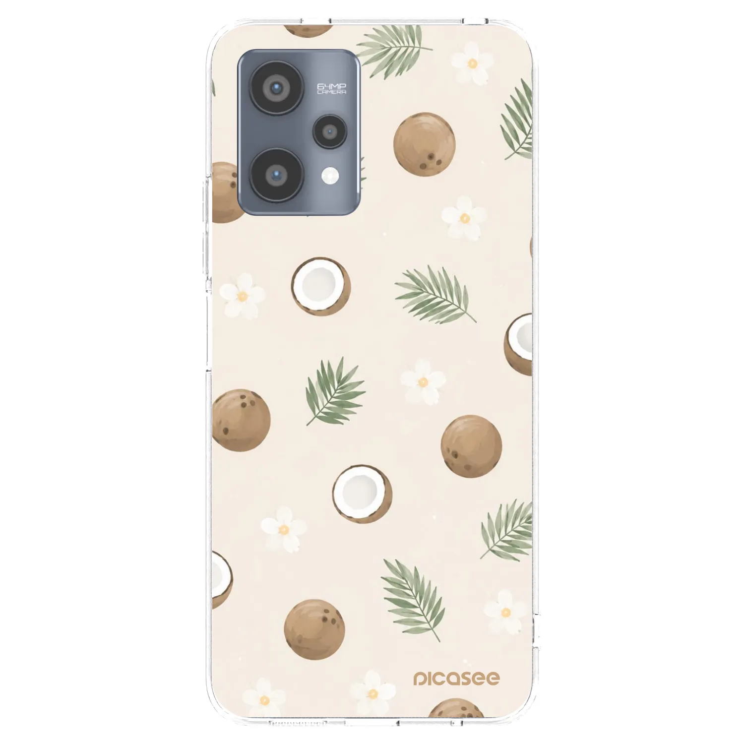 Picasee silikonski prozorni ovitek za Realme 9 Pro 5G - Coconut Breeze