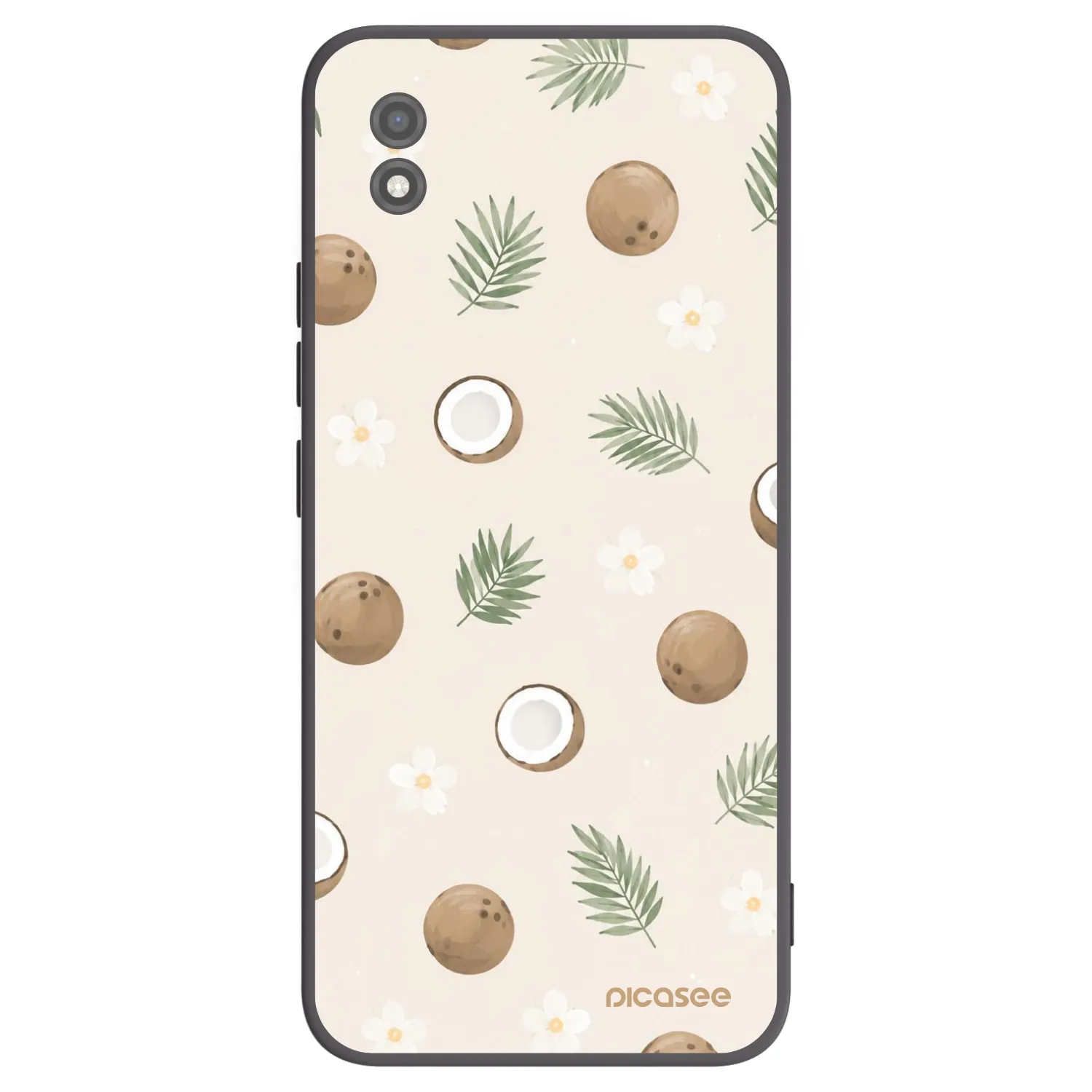 Picasee silikonski črni ovitek za Realme C11 (2021) - Coconut Breeze